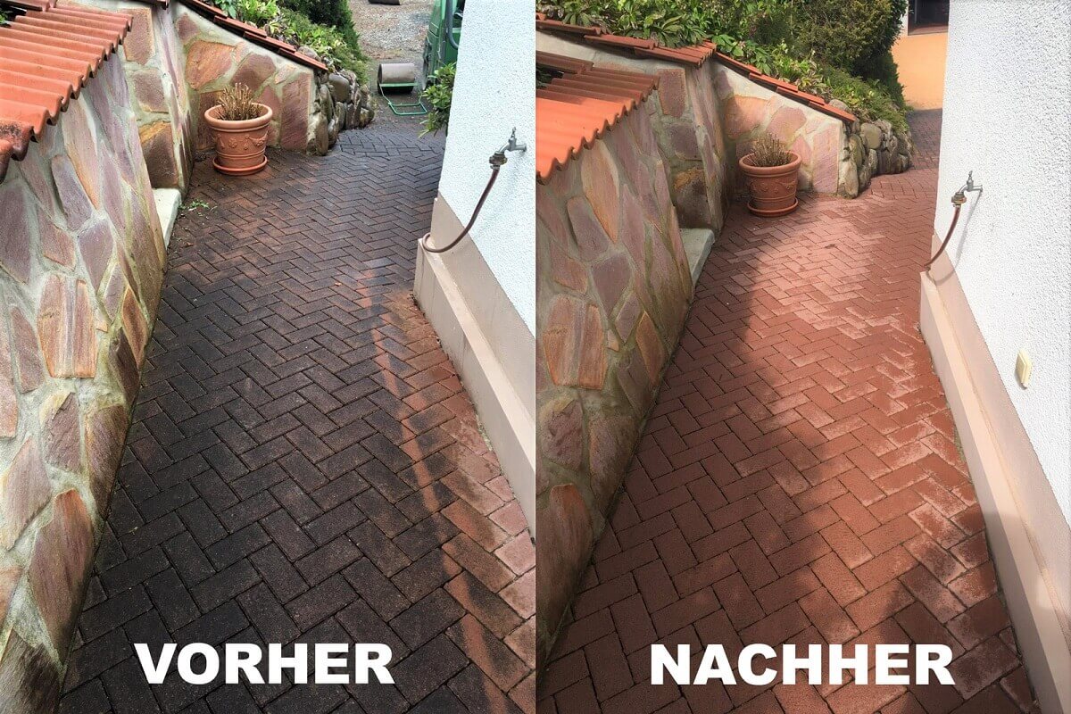 Der Vorher-Nachher Vergleich.