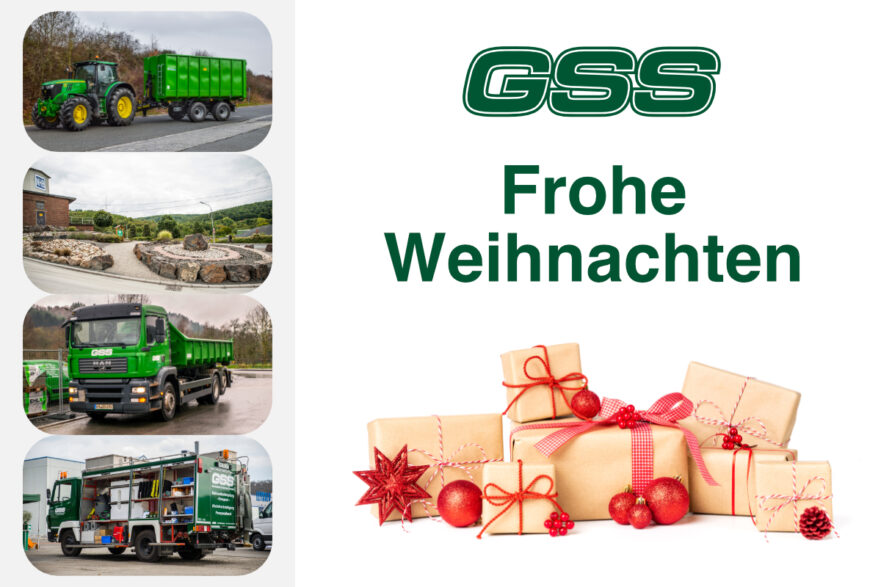 GSS Sordon Öffnungszeiten rund um Weihnachten 2021